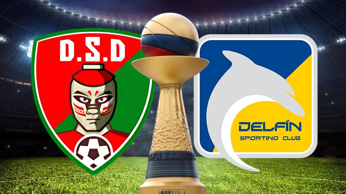 Delfín (d) visita a Deportivo Santo Domingo en los 16avos de final de Copa Ecuador 2025.