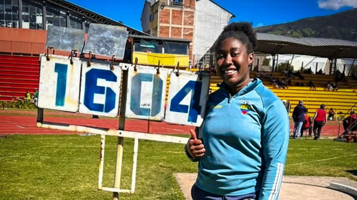 Blsy Quiñonez impuso un nuevo récord nacional Sub-20 y absoluto en lanzamiento de bala,