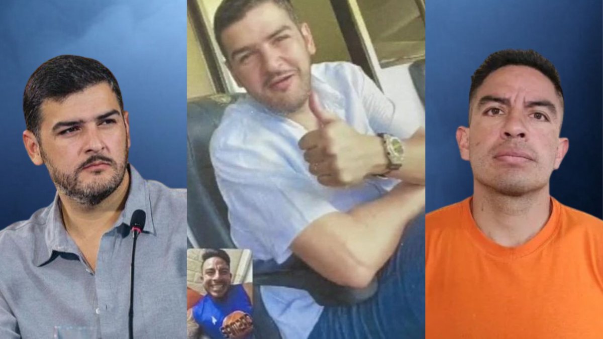 Salcedo mostro una supuesta evidencia de una videollamada de él con el alcalde.