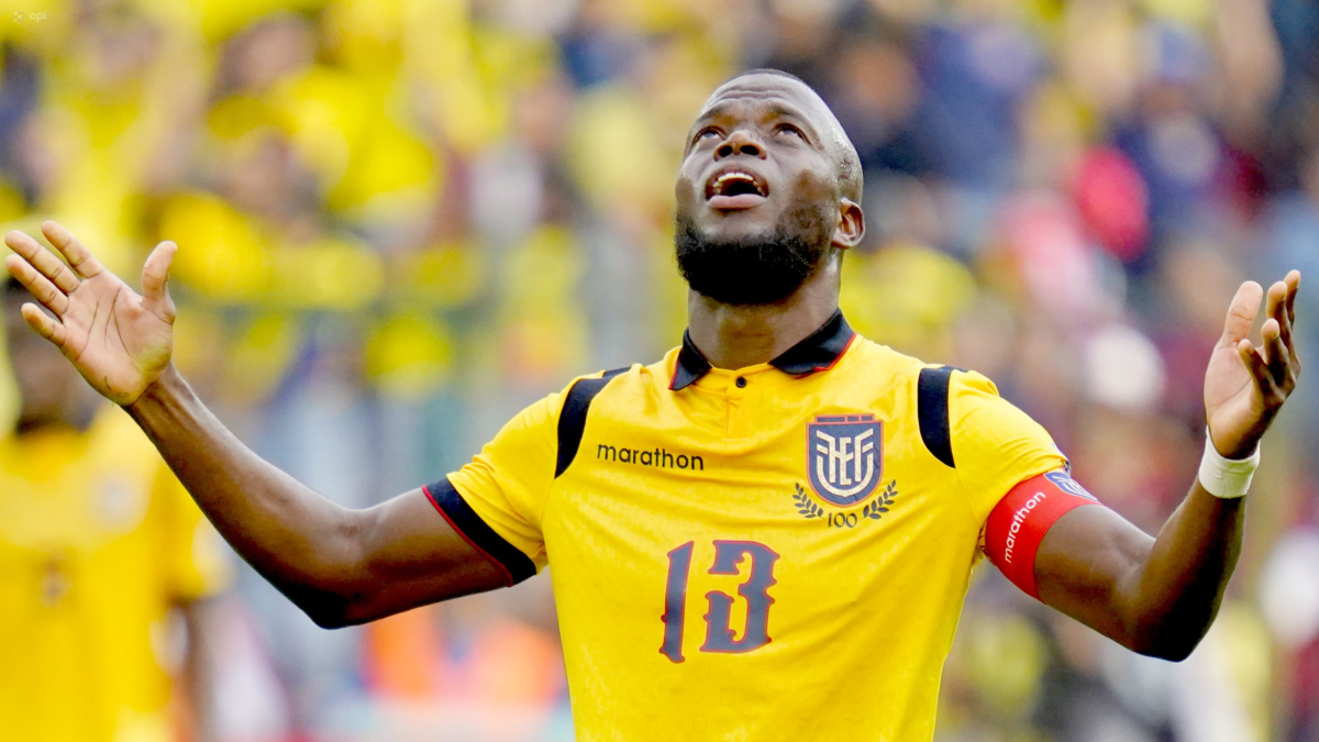 Enner Valencia es el goleador de la selección ecuatoriana