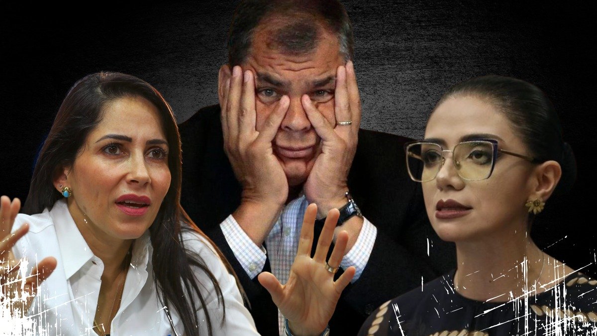 Rafael Correa habla sobre los supuestos chats de Jhajaira Urresta y Luisa González.