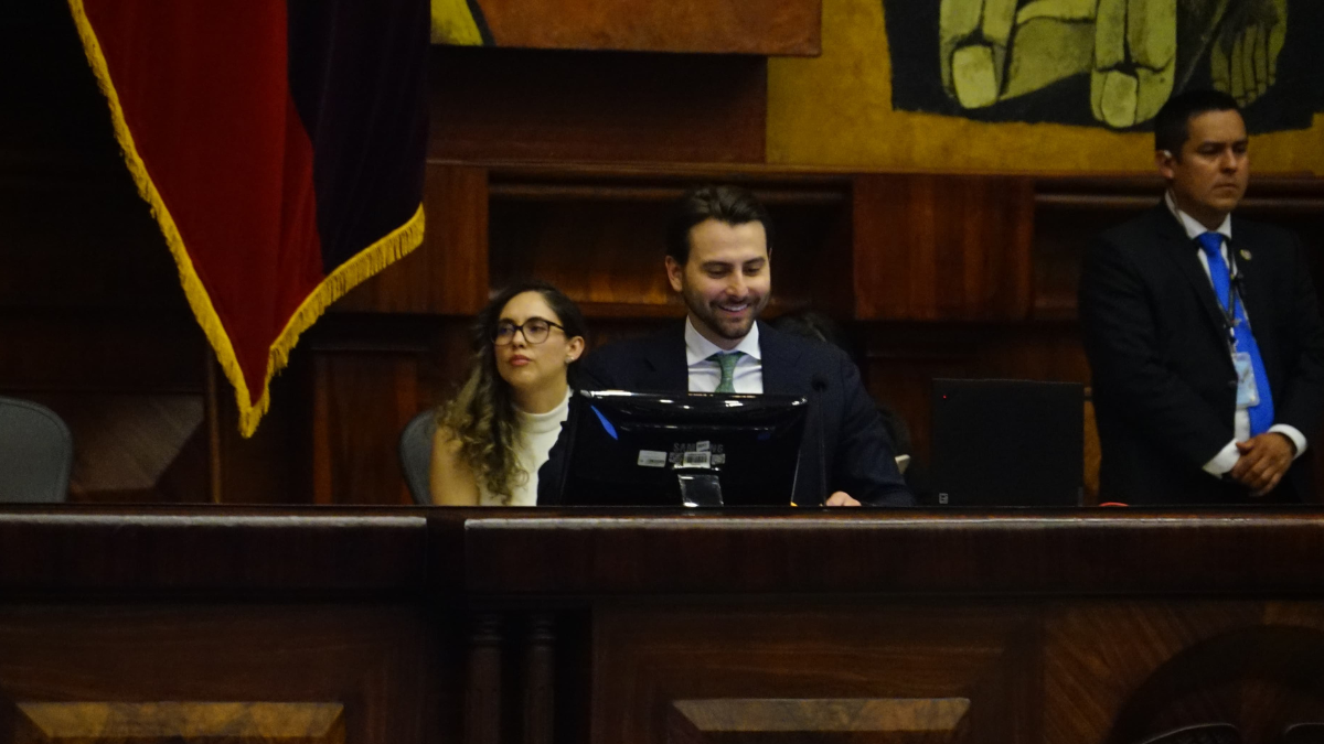 Presidente de la Asamblea, Niels Olsen.