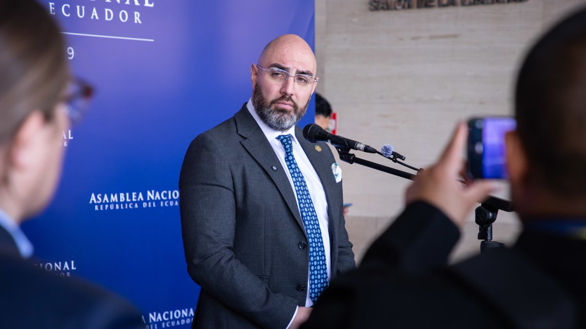 Mario Godoy, presidente de la Judicatura, es cercano al gobierno de Daniel Noboa.