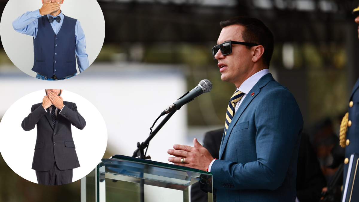 Imagen referencial sobre una oposición silenciada frente al Gobierno de Daniel Noboa.