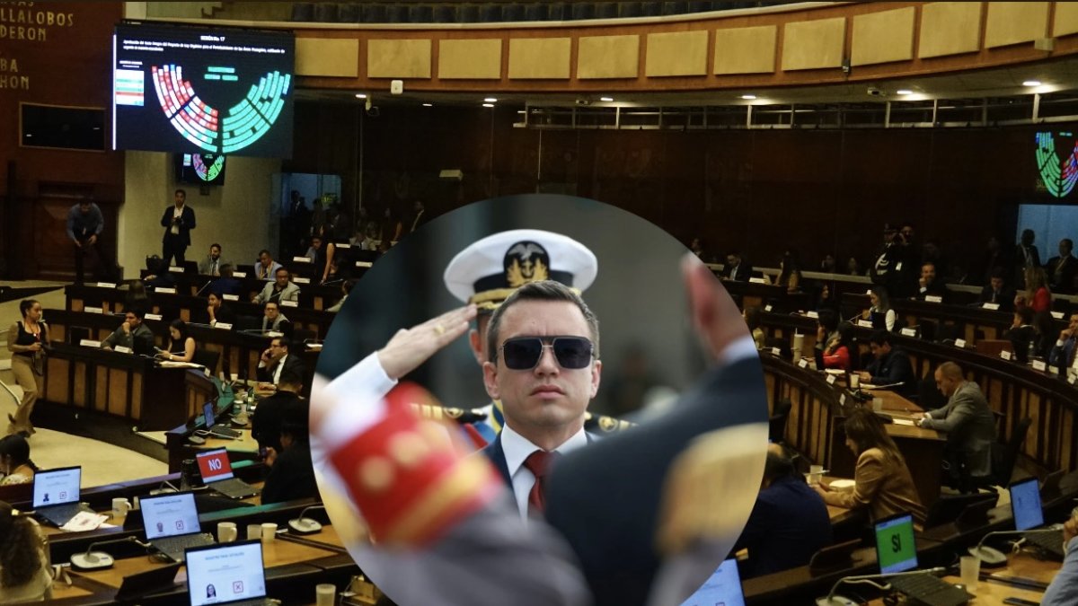 Daniel Noboa envió a la Asamblea Nacional, el viernes 11 de julio, una reforma constitucional para agravar la pena de los sentenciados por violación.