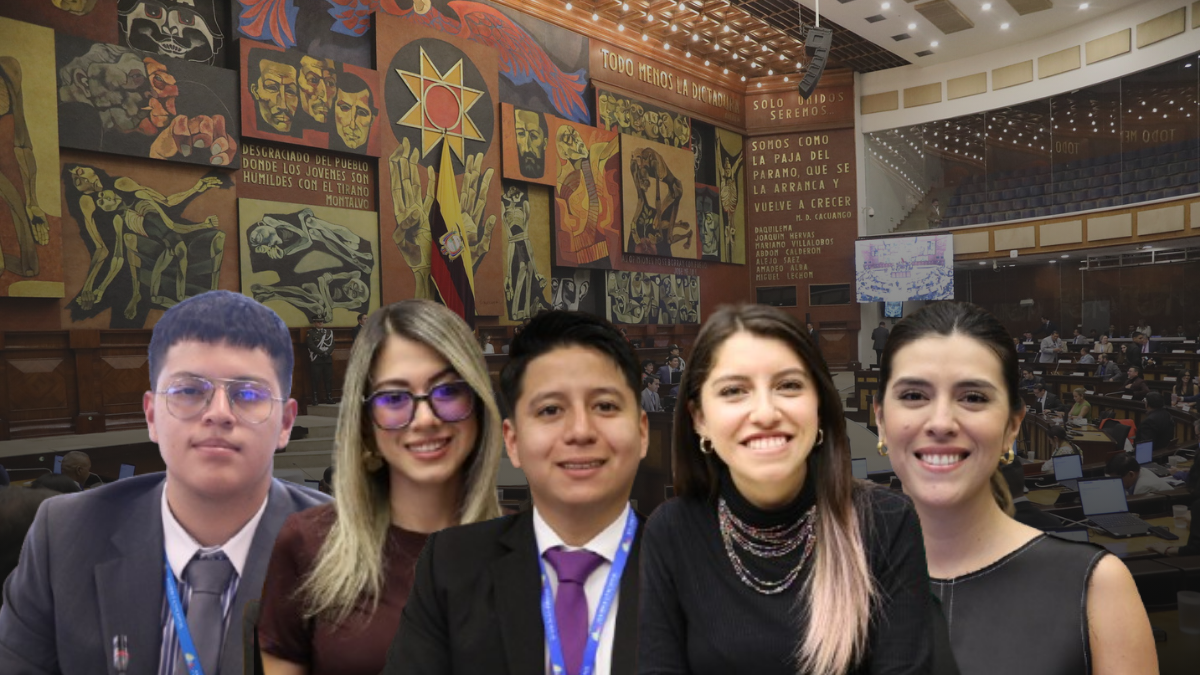 Actualmente, la Asamblea Nacional tiene una gran representación de jóvenes.