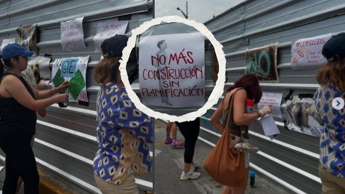 Residentes de Los Ceibos y de sectores aledaños participaron en la manifestación de Rescate Animal en contra de la construcción de dos pasos a desnivel.