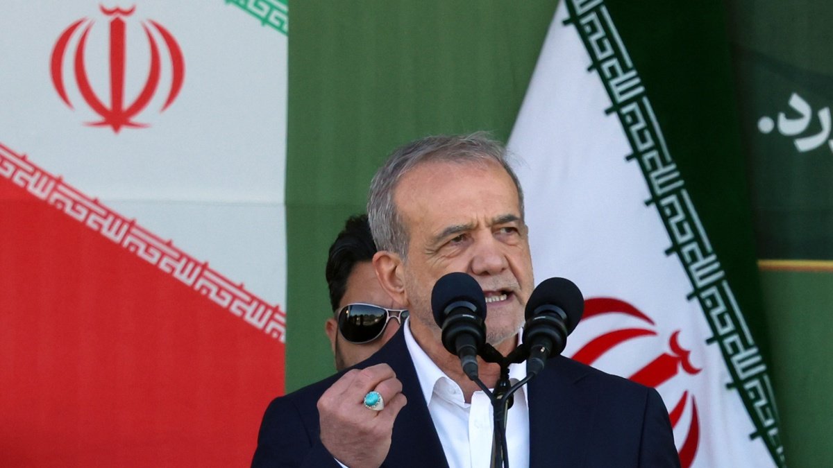 El presidente de Irán, Masoud Pezeshkian, en una foto de archivo.