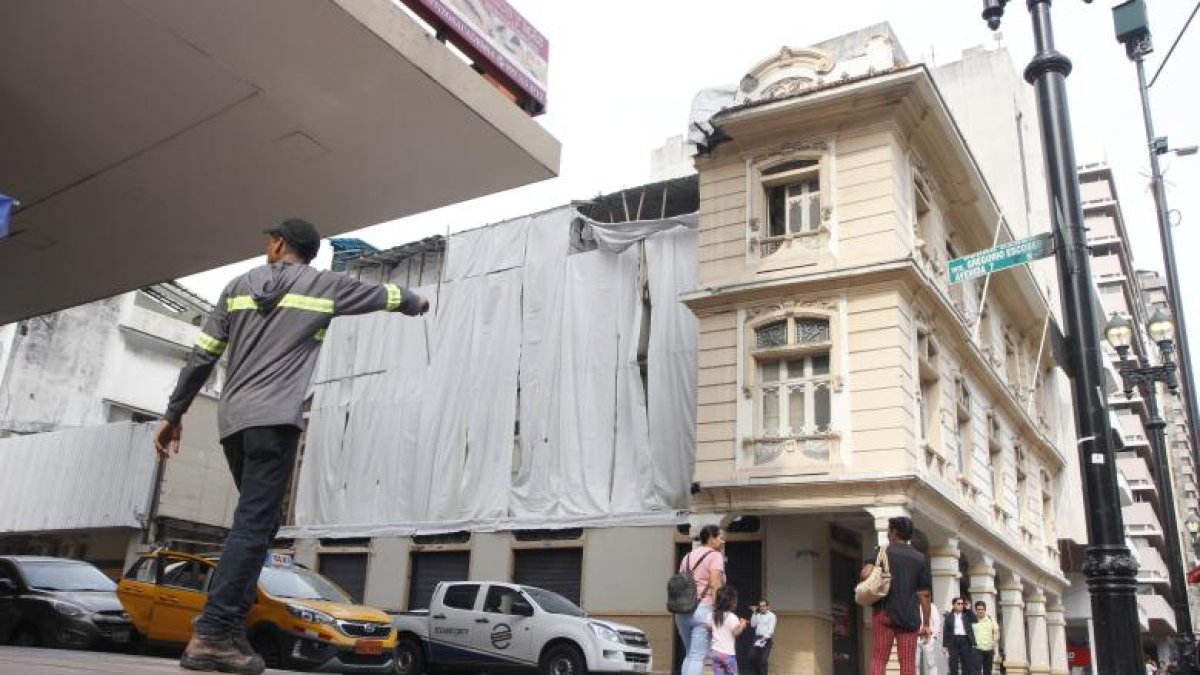 La Casa Tola es un inmueble patrimonial de Guayaquil que colapsó en el 2022.