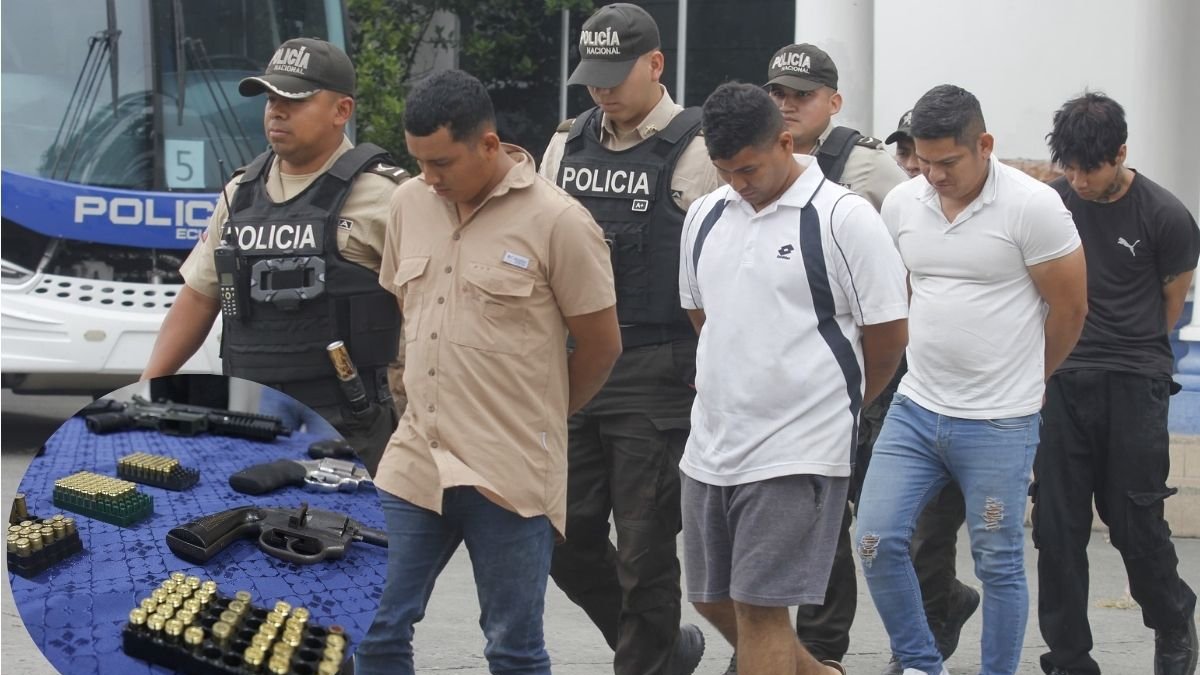 Cuatro personas fueron detenidas tras el allanamiento en un patio de carros del norte de la ciudad, donde se hallaron armas y municiones.