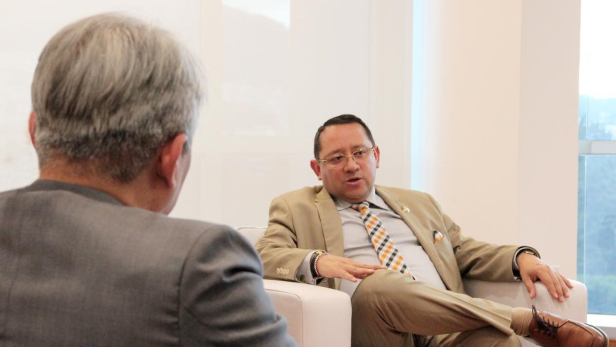 El contralor general del Estado, Mauricio Torres, inició sus funciones en 2023.