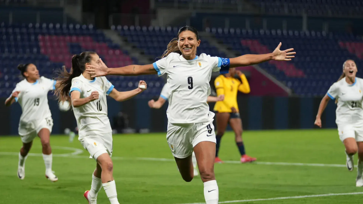La selección de Uruguay femenina empató 2-2 contra Ecuador en la Copa América