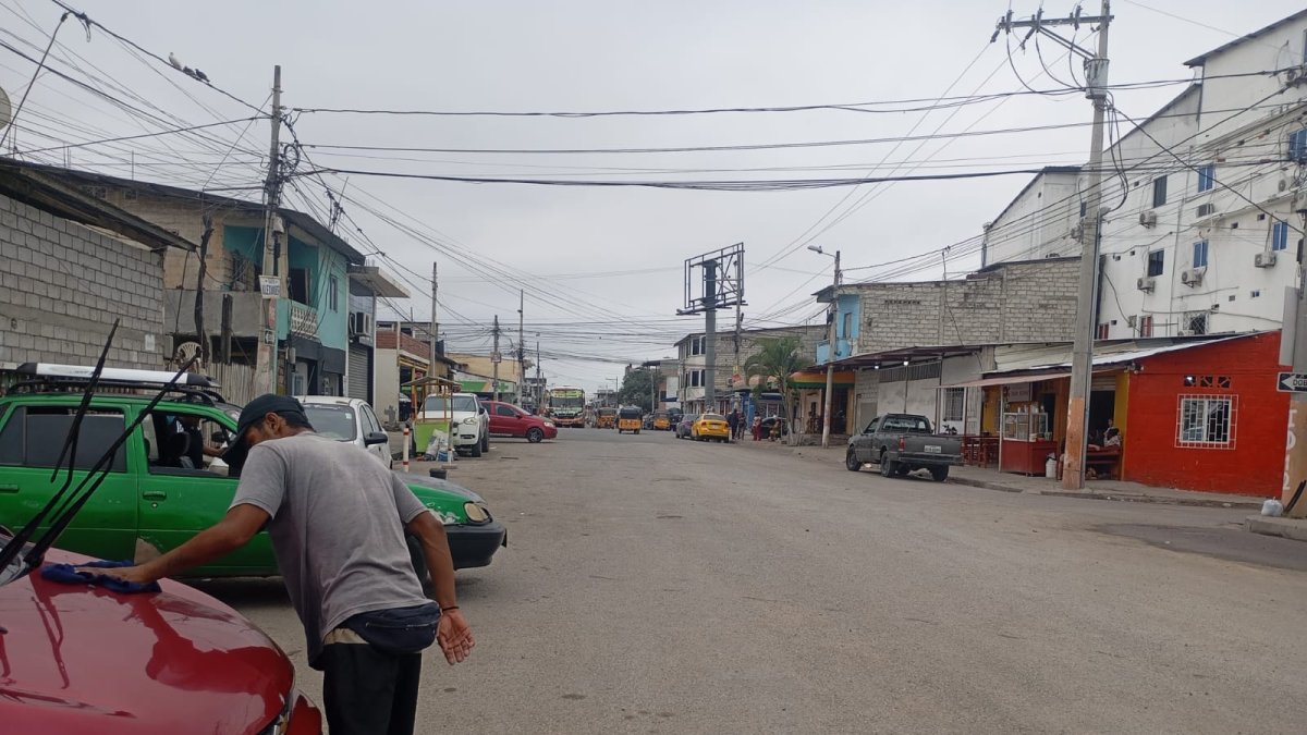 El sitio del triple crimen.