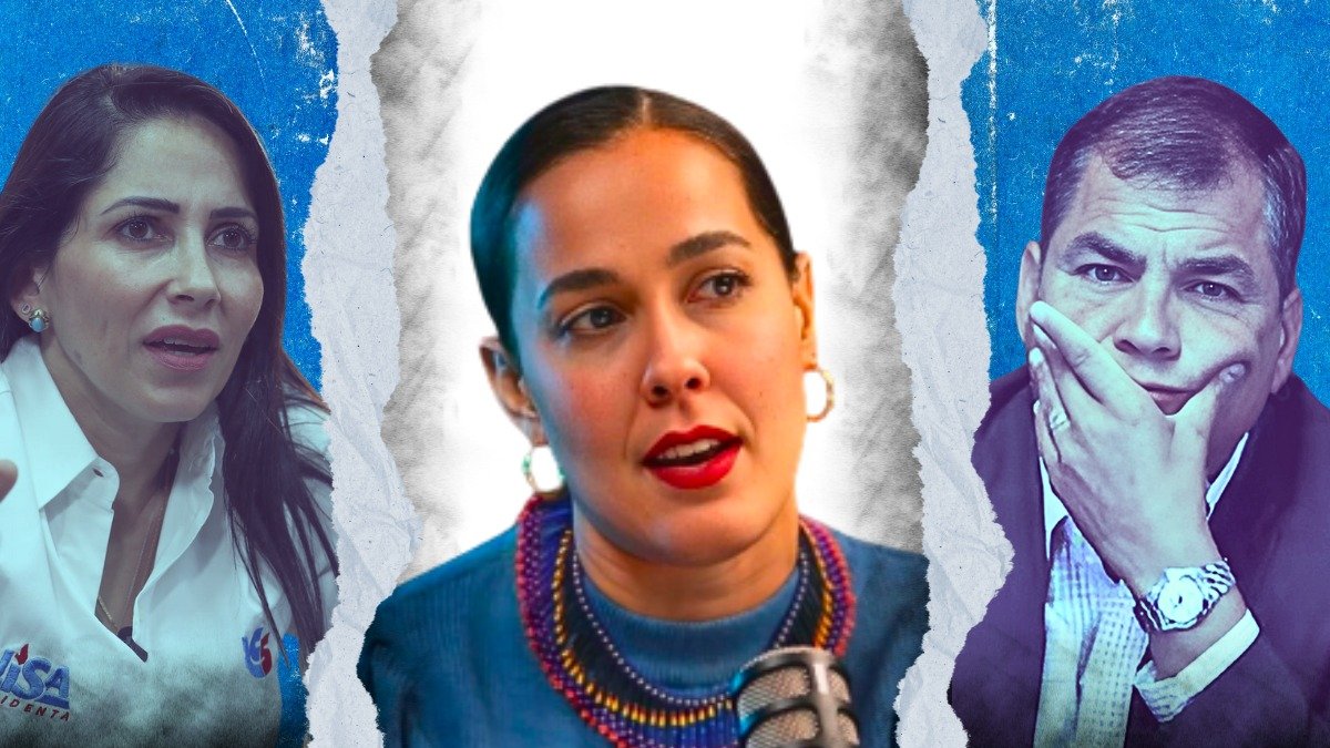 Alondra expuso sus diferencias con la postura actual de la Revolución Ciudadana.