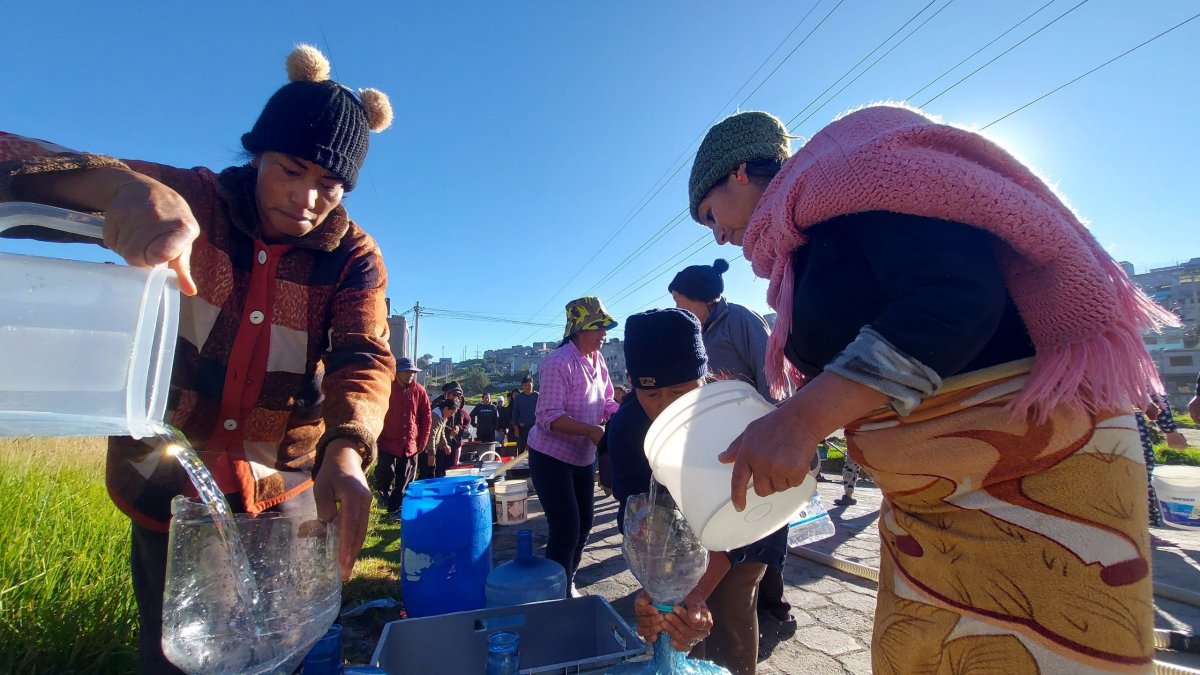 En el barrio Nueva Aurora, los moradores tienen una vertiente natural y una planta potabilizadora para abastecerse.