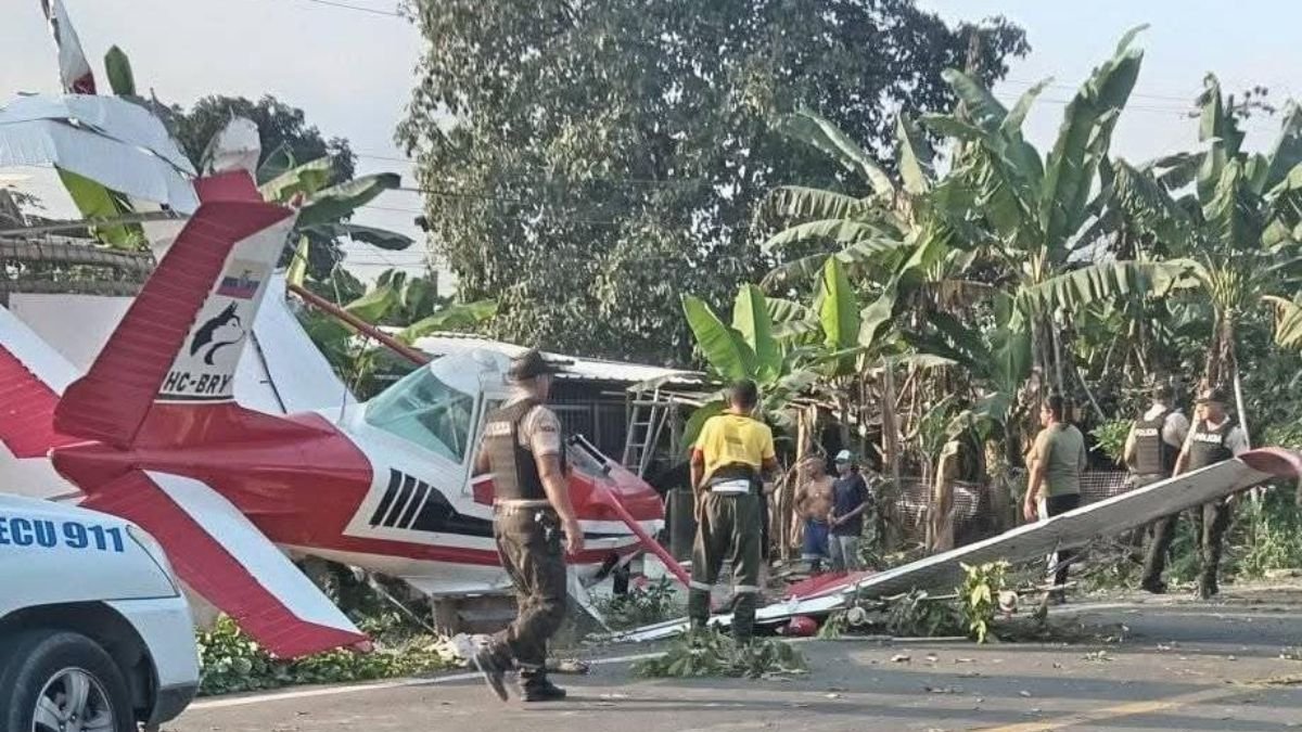 Avioneta de fumigación en Milagro se accidentó