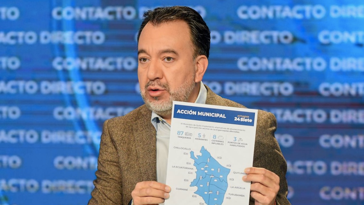 Condiciones climáticas extremas han afectado el abastecimiento de agua en más de 220 barrios del sur de Quito.