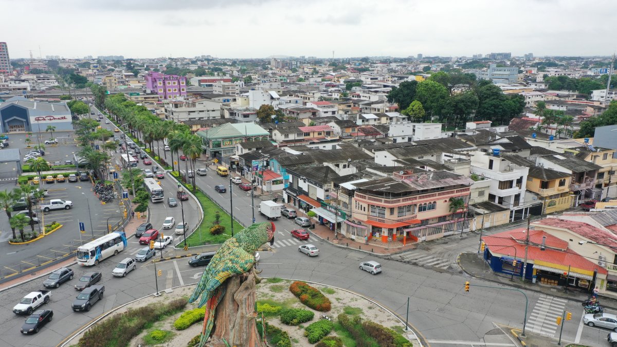 Vista de la ciudadela La Alborada, uno de los sectores del norte de Guayaquil que pertenece a la parroquia Tarqui, la más grande de la ciudad.