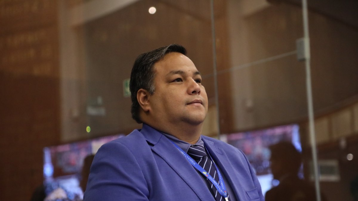 El asambleísta por Guayas Carlos Vargas llegó al Parlamento de la mano de Revolución Ciudadana.