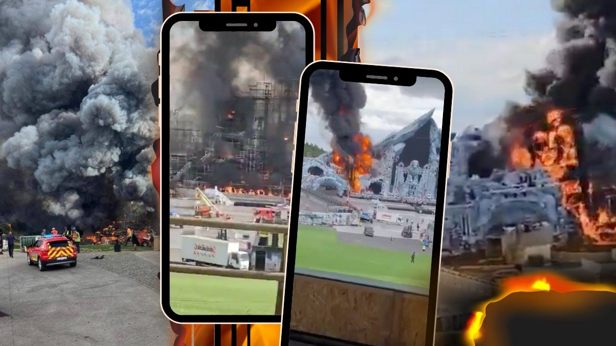 Una explosión de llamas envuelve la estructura principal de Tomorrowland; aún se desconocen las causas que provocaron el siniestro.