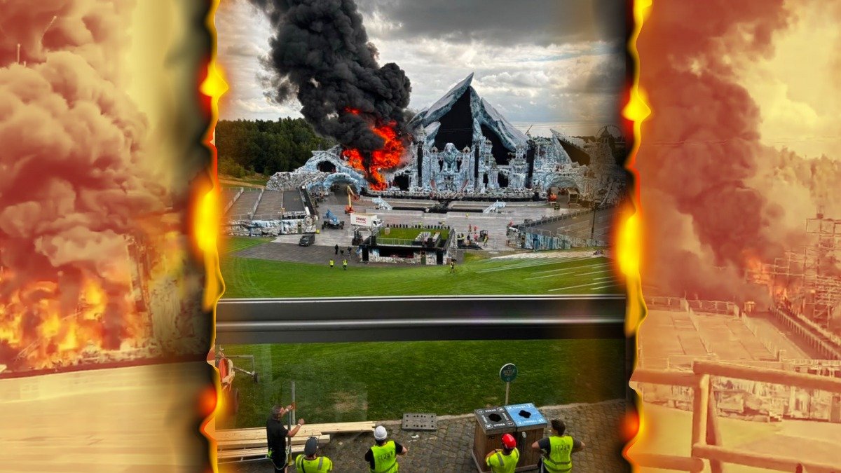 El escenario del Tomorrowland 2025 de Bélgica sufrió un incendio.