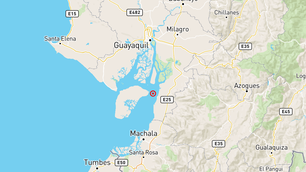 Temblor en Ecuador este 17 de julio.