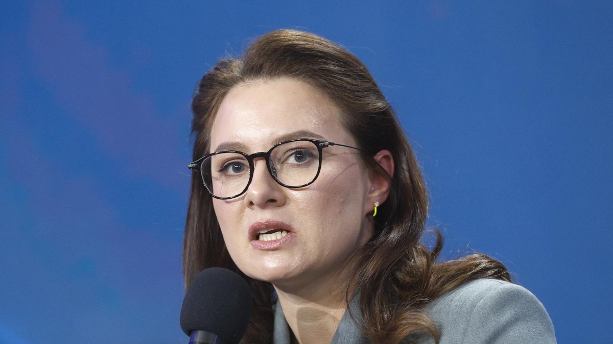 La hasta ahora ministra de Economía y nueva primera ministra de Ucrania, Yulia Sviridenko.