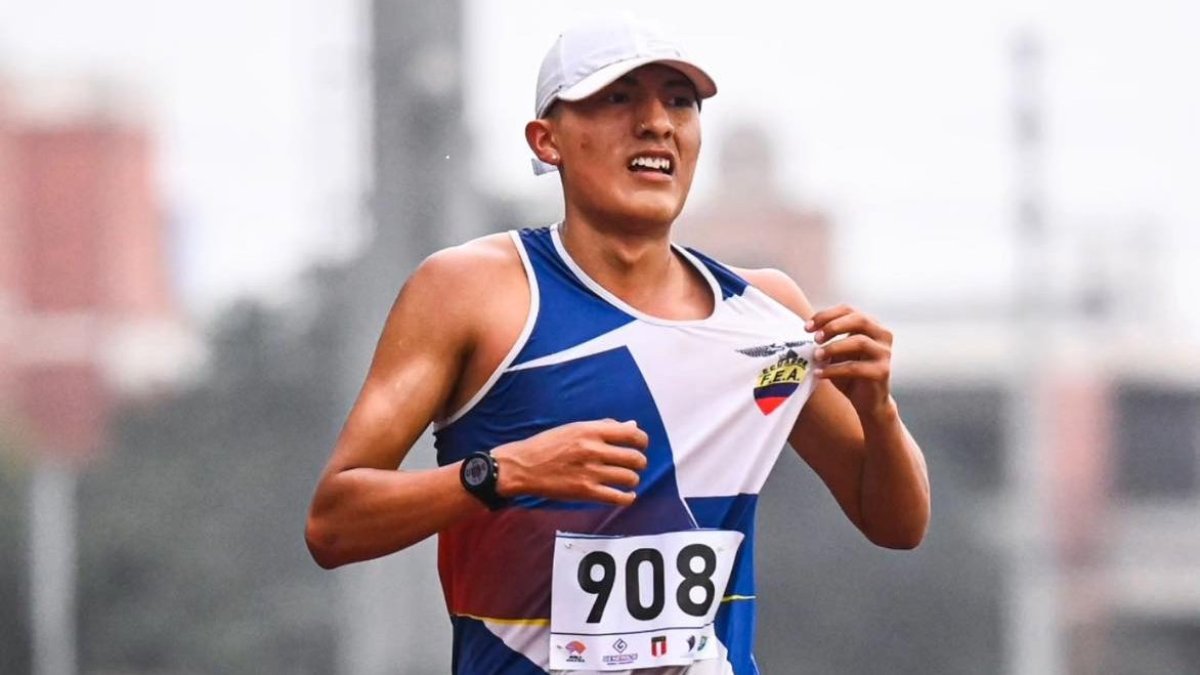 Oña ya fue oro en los 10.000m marcha de Juegos Bolivarianos de la Juventud 2024.