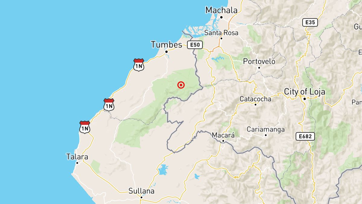 Temblor en Ecuador este viernes 18 de julio.