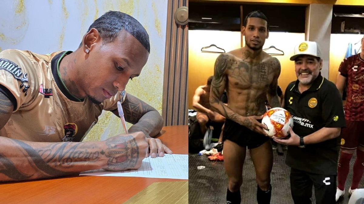 Vinicio Angulo nuevo jugador del Club Atlético Naranjal de la segunda categoría del Guayas.