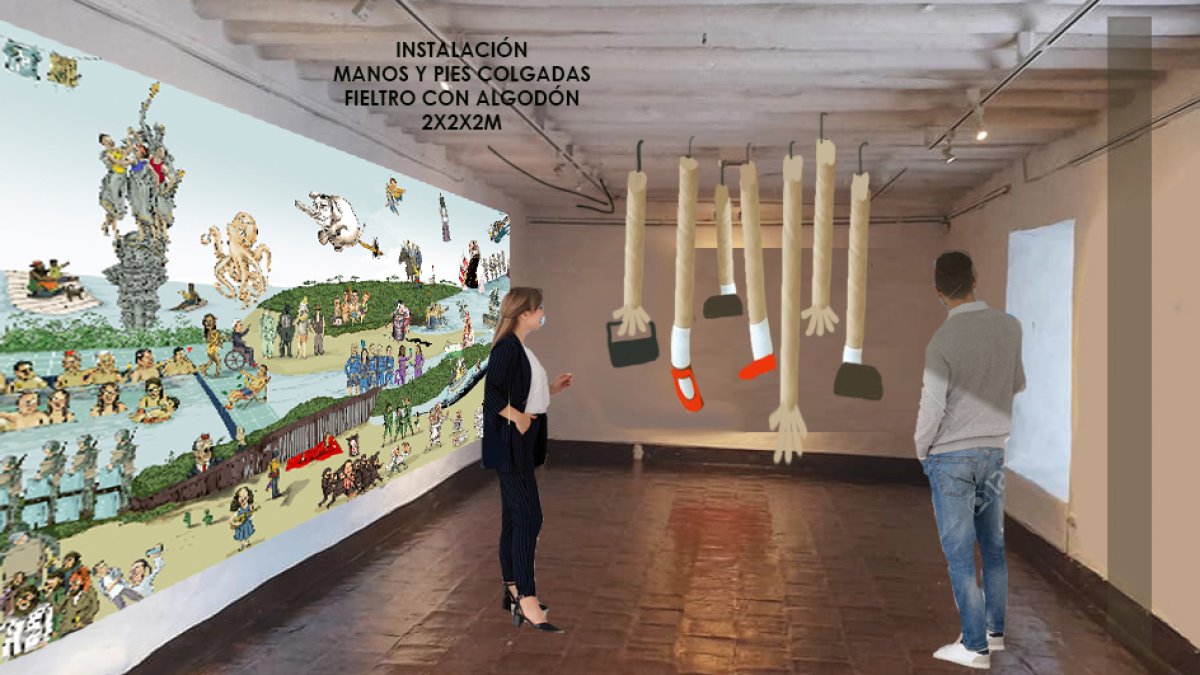 La artista Vilma Vargas denunció la cancelación de su muestra que estaba prevista llevarse a cabo en la Casa de la Cultura núcleo del Azuay.