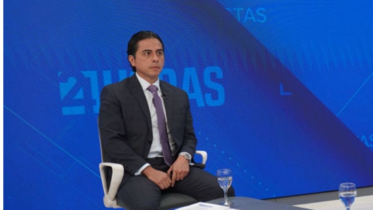Fabián Calero, en una entrevista con Teleamazonas, en septiembre del año pasado.