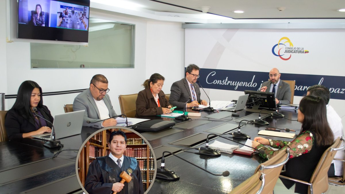 El juez David Jacho, de la Corte Nacional de Justicia, fue denunciado por una colaboradora por presunto acoso sexual.