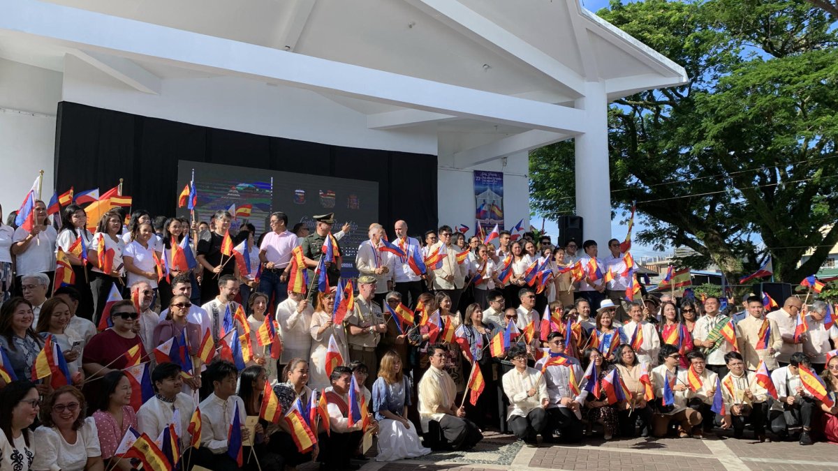 Vista de los participantes de la vigesimotercera edición del día de la amistad hispanofilipina celebrada este martes 8 de julio de 2025 en Baler.