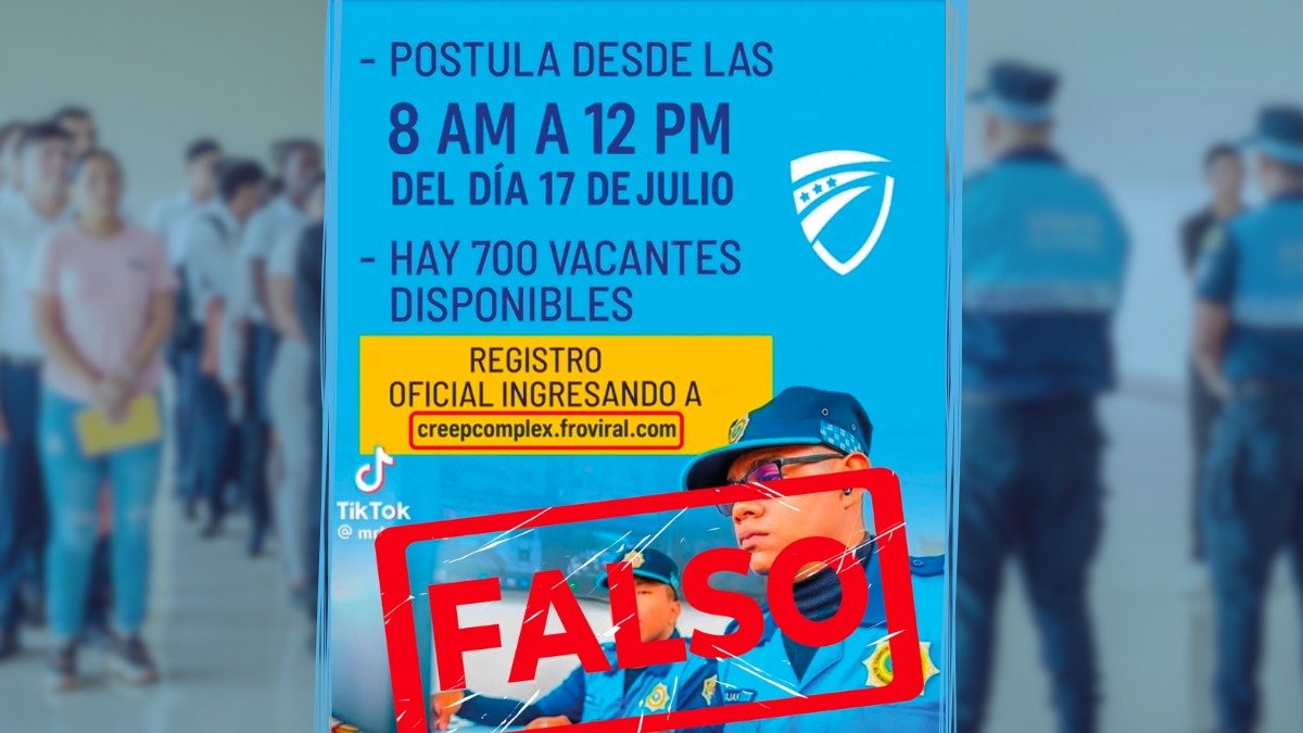 Desmienten convocatoria falsa para agentes de control en Guayaquil.