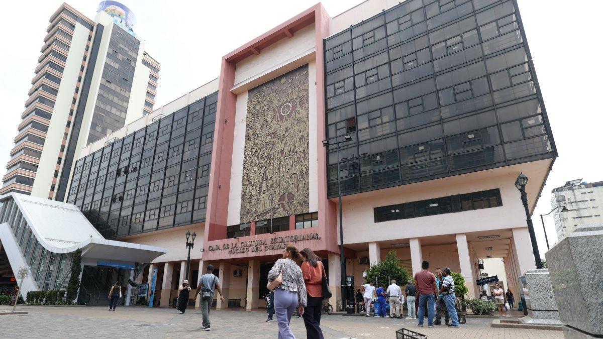 Sede de la Casa de la Cultura de Guayas, en el centro de Guayaquil.