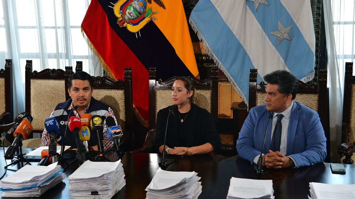 El Municipio dio una rueda de prensa.