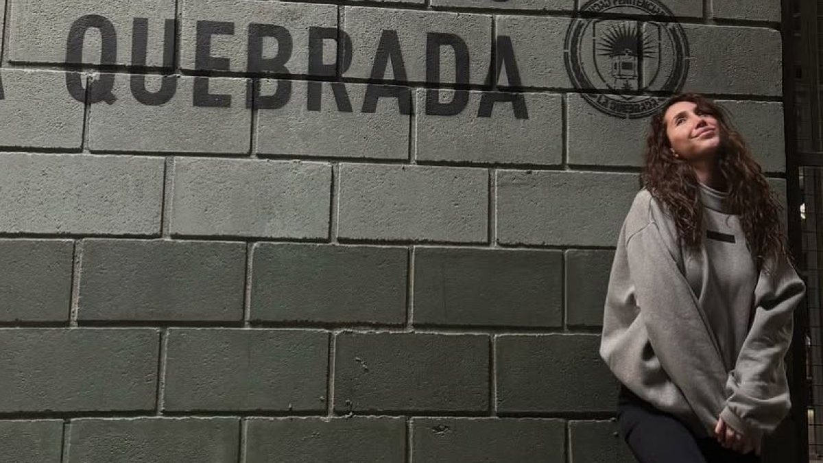 Ana Paula durante una escena de la serie.