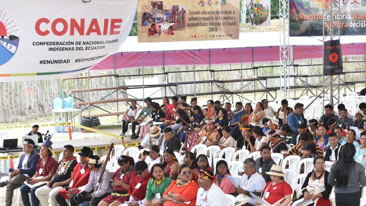 El Congreso de la Conaie tiene como uno de sus objetivos e definir a su nuevo Consejo de Gobierno.