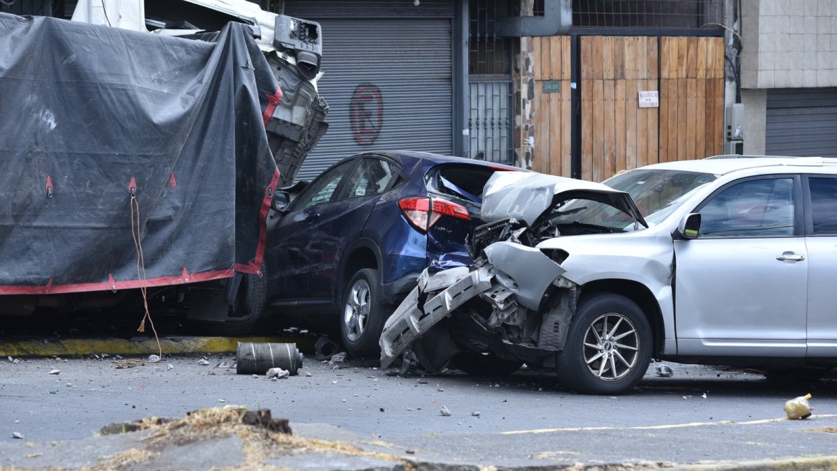 Producto del siniestro también hubo otros vehículos afectados.