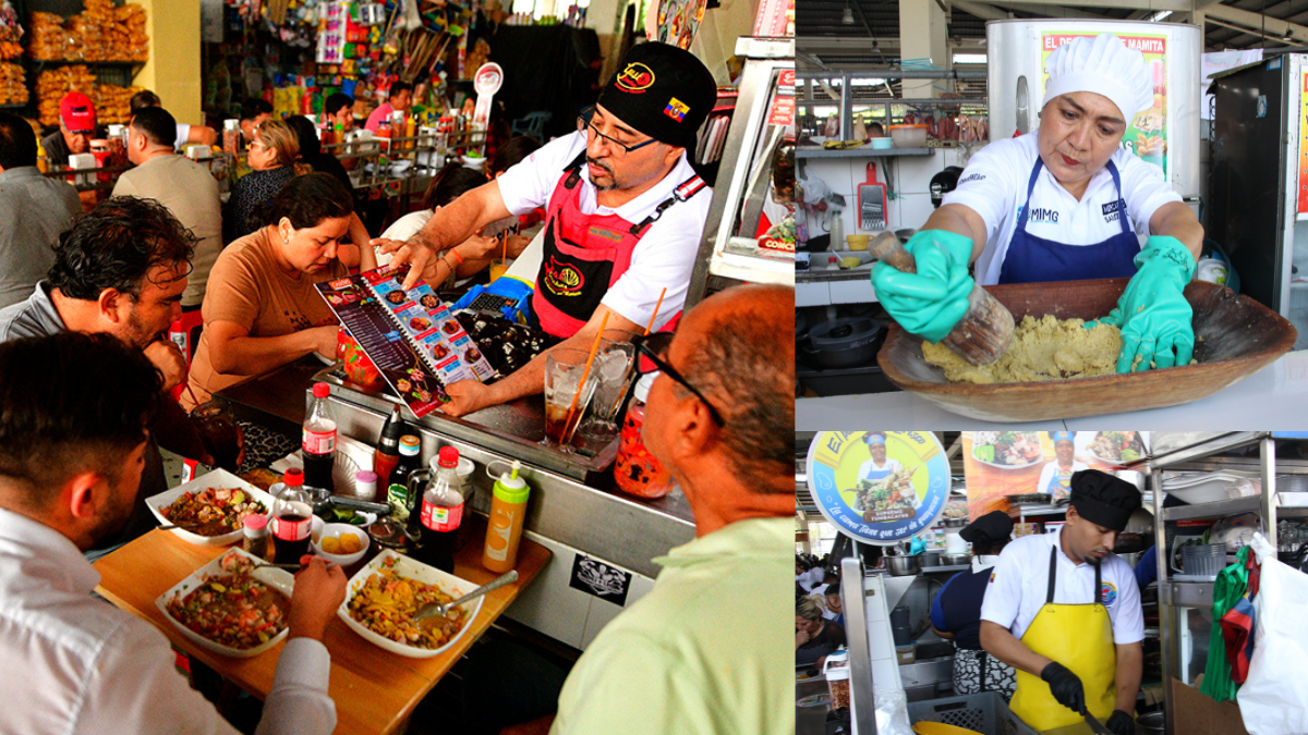 Sauces IX, el renovado mercado de Guayaquil que apunta al turismo gastronómico.