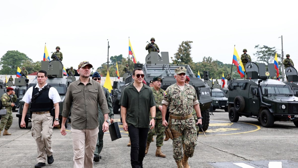 El presidente Daniel Noboa impulsó la reforma constitucional para el regreso de las bases militares al país.