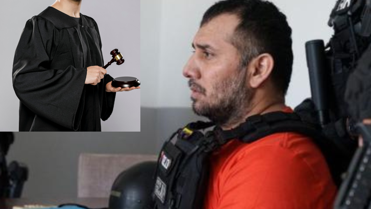 Foto simbólica de Adolfo Macías, alias Fito, ante el tribunal de Brooklyn, en Nueva York.