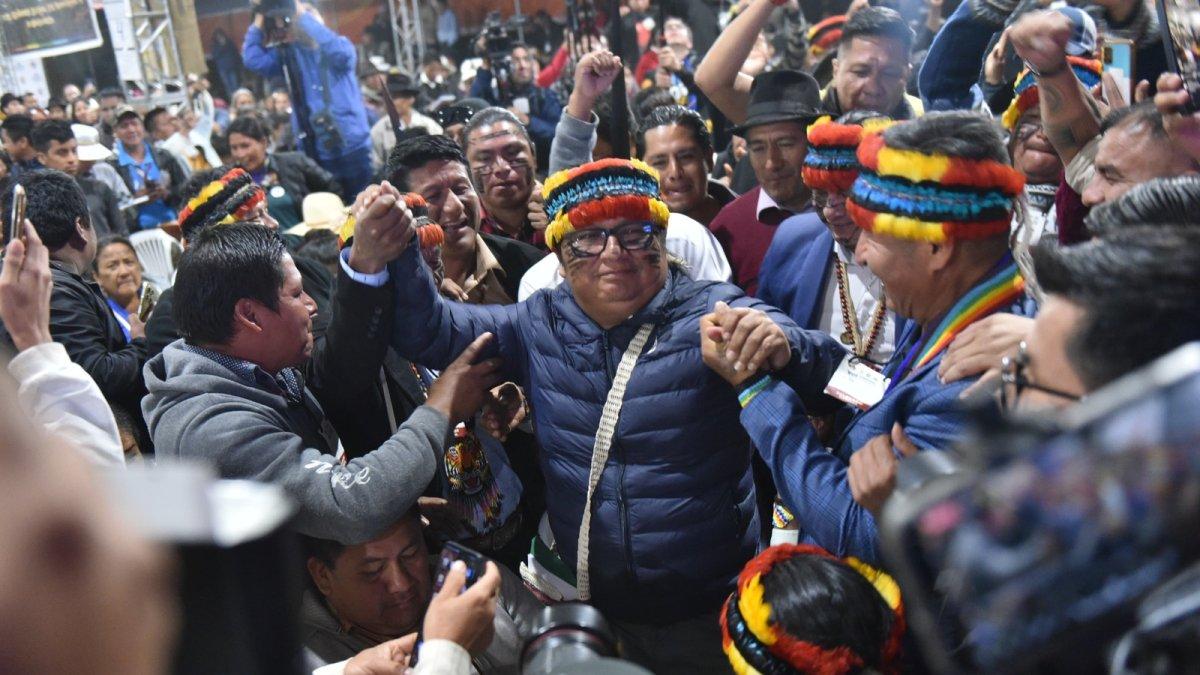 Marlos Vargas fue electo presidente de la Conaie para el periodo 2025-2028.