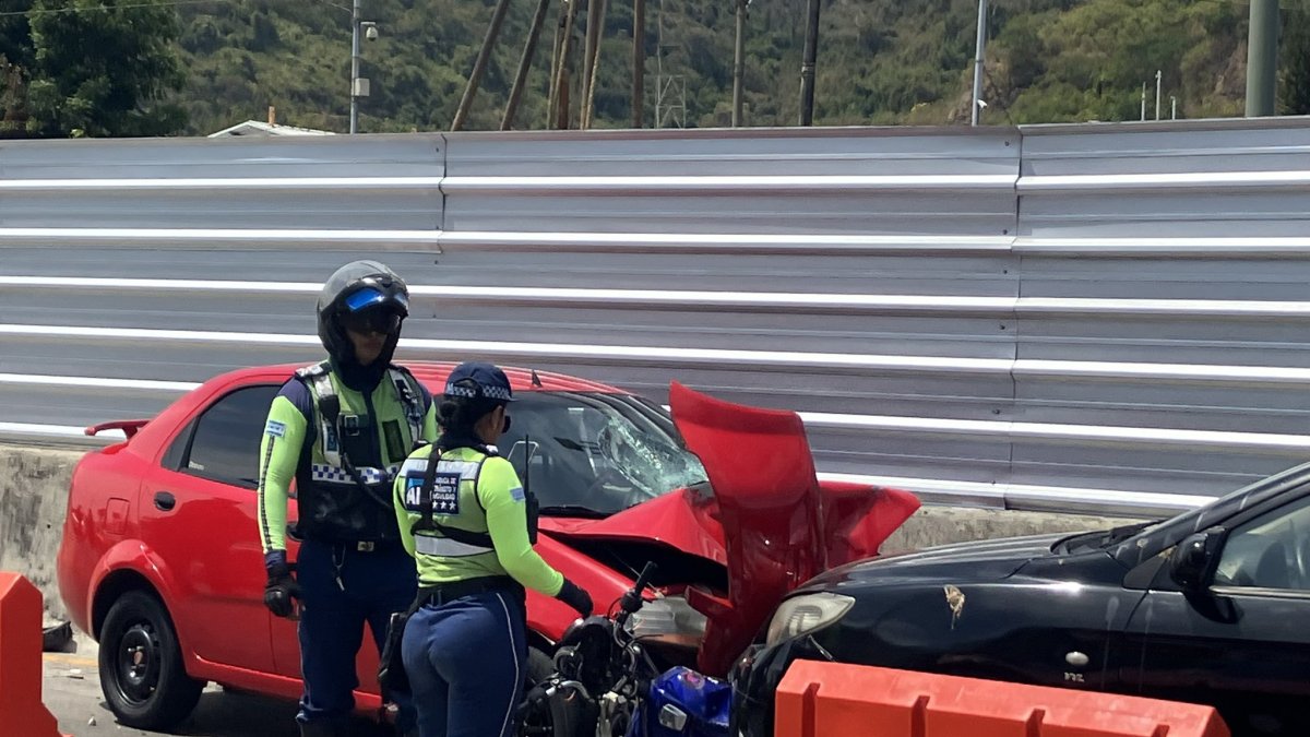 Así quedaron los vehículos después de la colisión