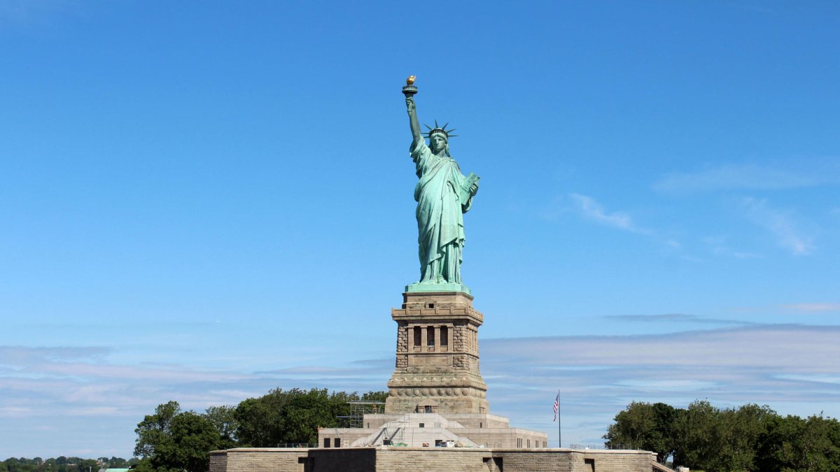 Fotografía de la Estatua de la Libertad en Nueva York (EE.UU.)