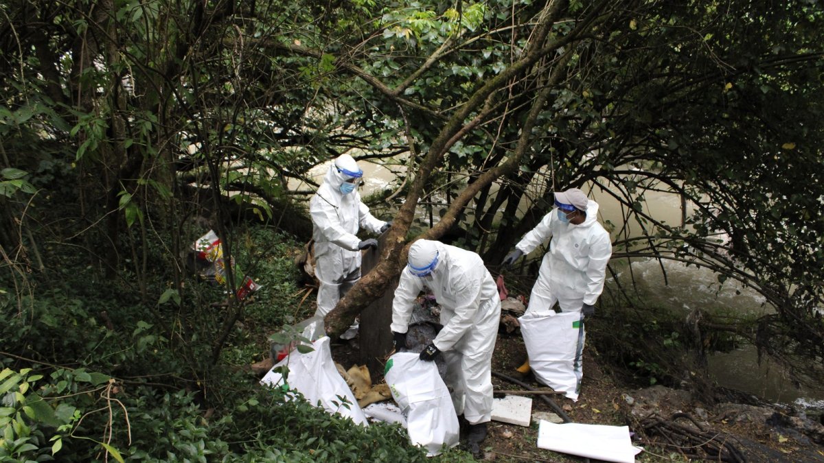 Se identificaron otros nueve punto altamente contaminados.