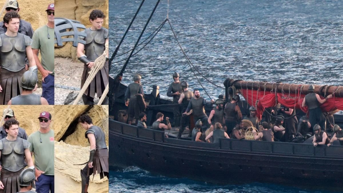 Fotos de las grabaciones de La Odisea.