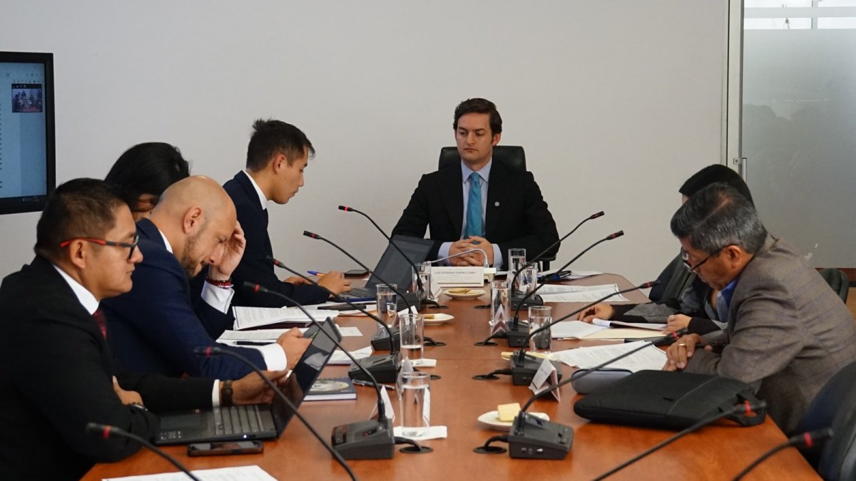 La Comisión Ocasional para tramitar la reforma a los artículos 110 y 115 de la Constitución sesionó el 23 de julio de 2025.