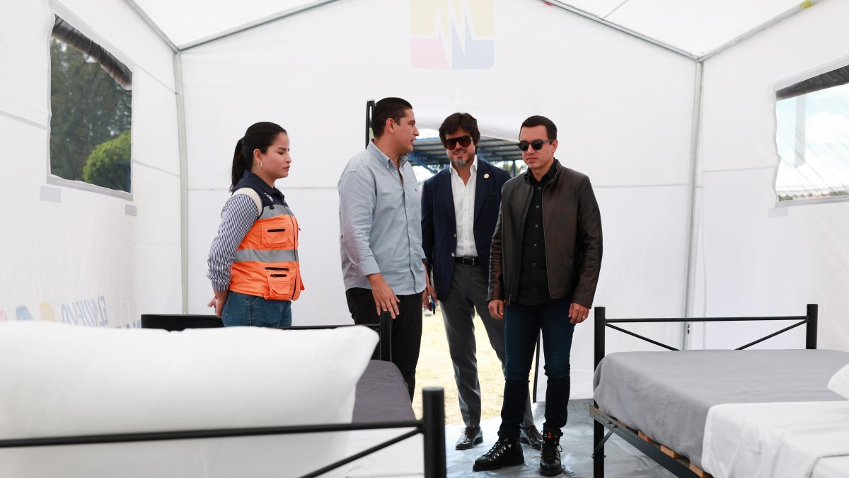 El presidente recientemente estuvo en Quito entregando ayuda humanitaria.